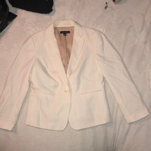 White Ann Taylor suit jacket
